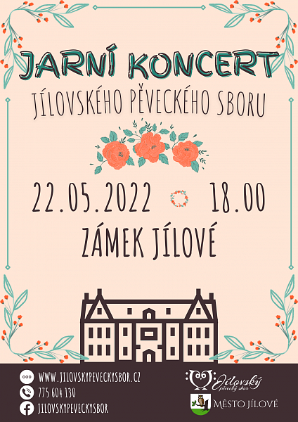 Jarní koncert Jílovského pěveckého sboru