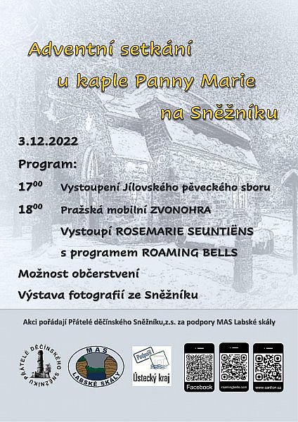 Adventní setkání u kaple Panny Marie na Sněžníku  3. 12. 2022