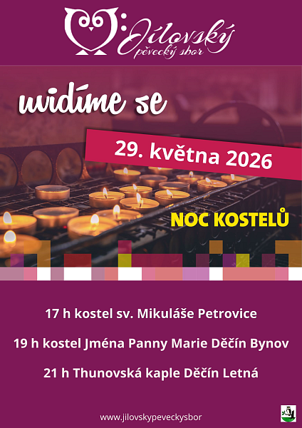 Noc kostelů 29. 5. 2026