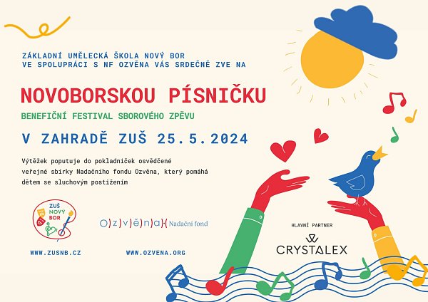 Novoborská písnička, zahrada ZUŠ Nový Bor, 25. 5. 2024
