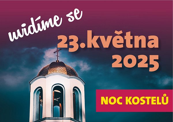 Noc kostelů 23. 5. 2025