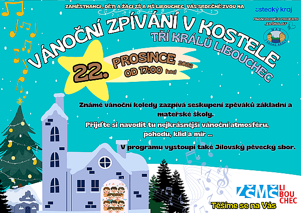 Zpívání v kostele - Libouchec 22. 12. 2023 od 17 hodin